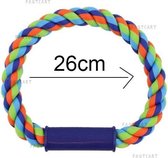 Corde de jeu pour Chiens chien - Multicolore - Rond - 26cm