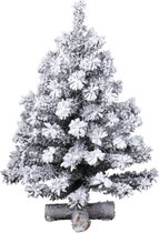 Imperial mini kerstboom - 35cm - groen / wit