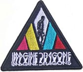 Imagine Dragons Patch Blurred Triangle Logo Multicolours