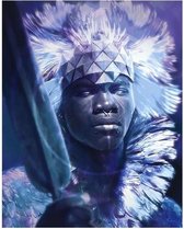 Wizardi Diamond Painting King of Afrika - WD144