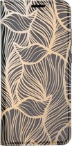 Design Softcase Booktype Samsung Galaxy S20 Plus hoesje - Golden Leaves