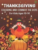 Thanksgiving Coloring and Connect The Dots For Kids Ages 10-14