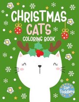 christmas cats coloring book for toddlers