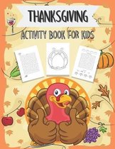 Thanksgiving Activity Book For Kids