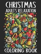 Christmas Adults Relaxation Coloring Book