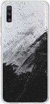 Hoesje Siliconen Geschikt voor Samsung Galaxy A70 - Design Backcover siliconen - Meerkleurig / Splatter
