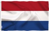 Able & Borret - Nederlandse vlag - Rood wit blauw - 150 x 90 cm