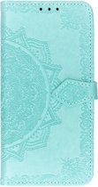 Mandala Booktype Huawei Mate 20 Lite hoesje - Mintgroen