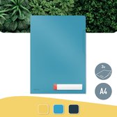 Leitz Cosy Privacy 3x Insteekmappen  - Mappen Voor Privacygevoelige Documenten a4  - Ideaal voor Thuiskantoor/Thuiswerken - Sereen Blauw