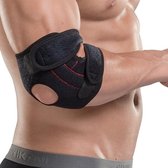 Pro-Care Elleboog Brace Linker Arm - Neopreen - Orthopedisch - 2 spring support - Pijn verlichtend - zwart/rood