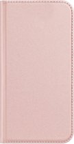 Dux Ducis Cover booklet case hoesje met flap leren hoes iPhone X XS - Rose Goud