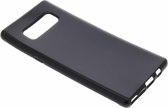 Softcase Backcover Samsung Galaxy Note 8 hoesje - Zwart