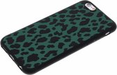 Design Backcover Color iPhone 6 / 6s hoesje - Panter Groen
