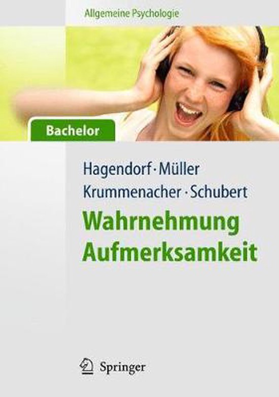 Allgemeine Psychologie fuer Bachelor Wahrnehmung und Aufmerk ... - cover