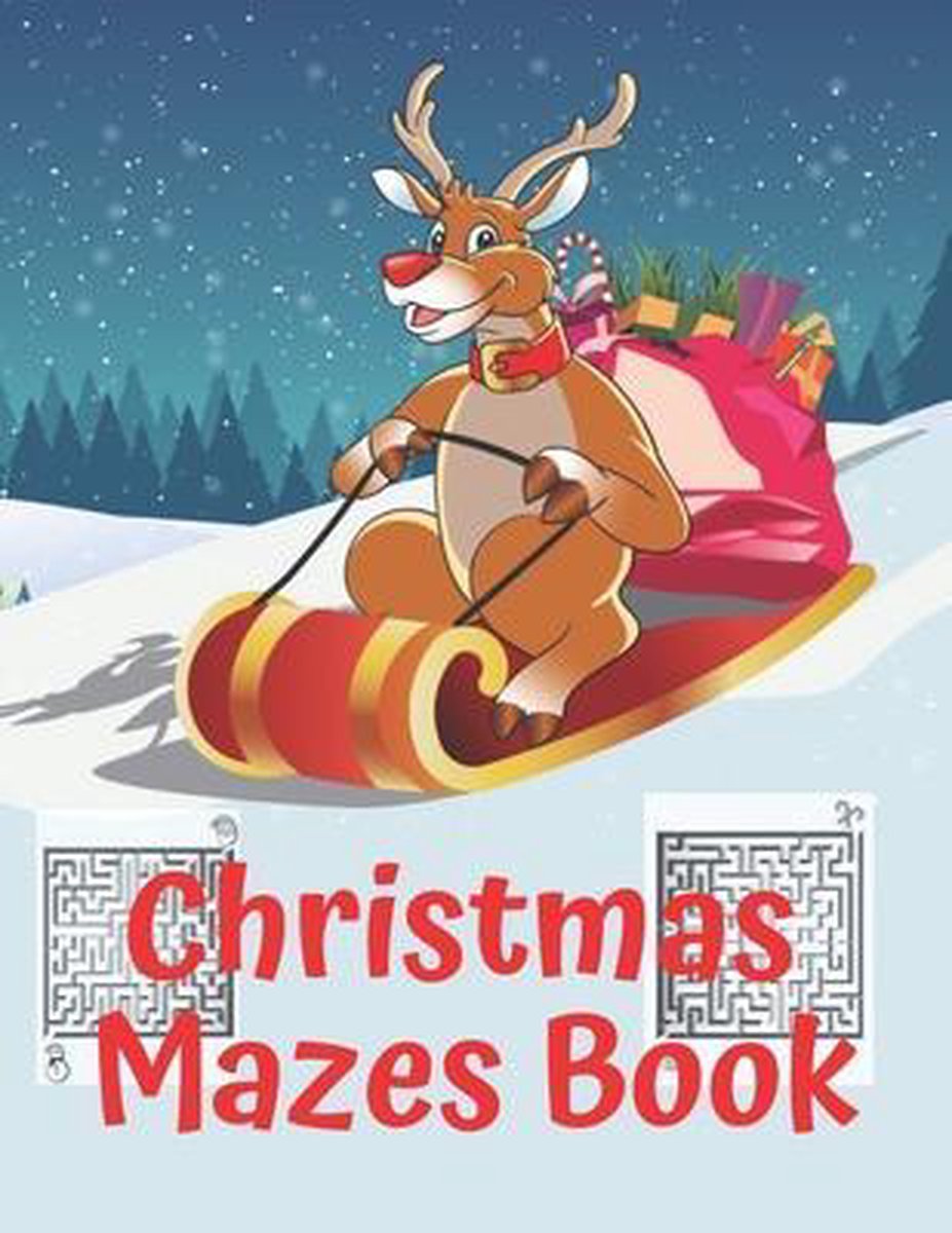 Christmas Mazes Book van Micheal Drawing