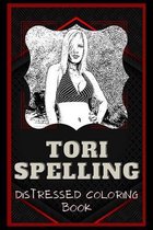 Tori Spelling Distressed Coloring Book