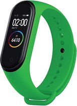 Siliconen bandje - geschikt voor Xiaomi Mi Band 3 / 4  - Groen