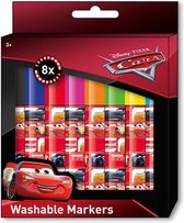 Disney Stiftenset Cars Uitwasbaar Junior 8-delig