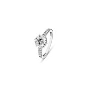 Favs. Dames Dames ring 9 karaat wit goud 10 Zirkonia 56 Wit Goud 32005618