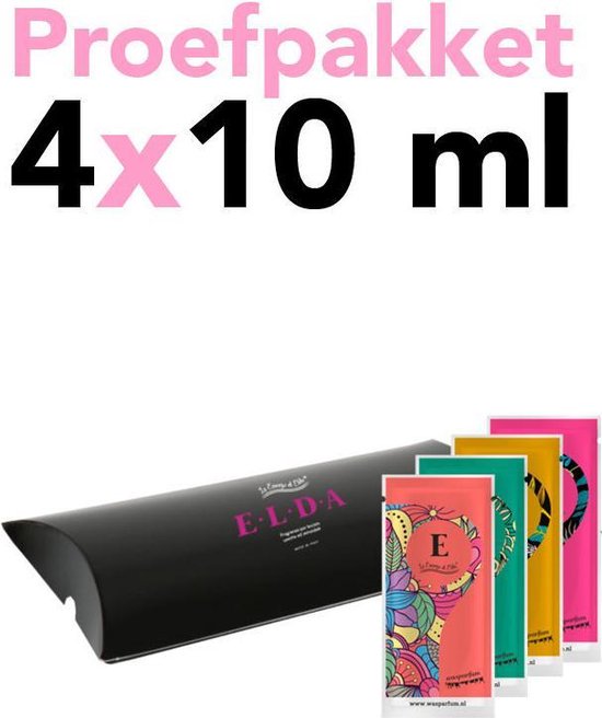 Foto: Proefpakket e l d a exclusieve wasparfum lijn 4x 10ml