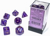 Chessex 7-Die set Borealis Royal Purple/Gold