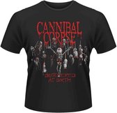 Cannibal Corpse Unisex Tshirt -M- BUTCHERED AT BIRTH (2015) Zwart