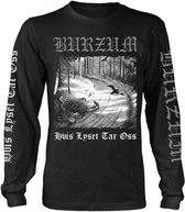 Burzum Longsleeve shirt -M- HVIS LYSET TAR OSS Zwart