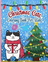 Christmas Cats Coloring Book For Kids