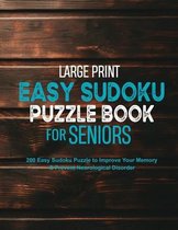 Large Print Easy Sudoku Puzzle Book for Seniors