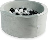 Ballenbak - 300 ballen - 90x40cm - rond - grijs, multicolour