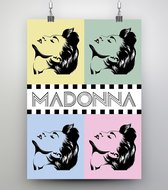 Poster Pop Art Madonna - 50x70cm