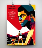 Poster WPAP Pop Art Muhammad Ali