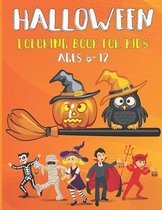 Halloween Coloring Book For Kids Ages 6-12