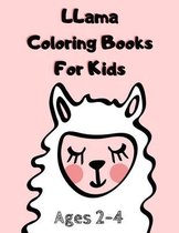Llama Coloring Books For Kids Ages 2-4