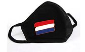 GetGlitterBaby - Katoen Mondkapje  / Wasbaar Mondmasker - Nederland / Nederlandse Vlag