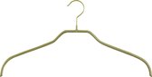 [Set van 20] MAWA 41F - glitter gouden kledinghangers / kleerhangers met gouden haak en antislip coating , 41cm breed