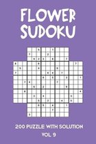 Flower Sudoku 200 Puzzle with solution Vol 9