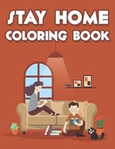 Stay Home Coloring Book
