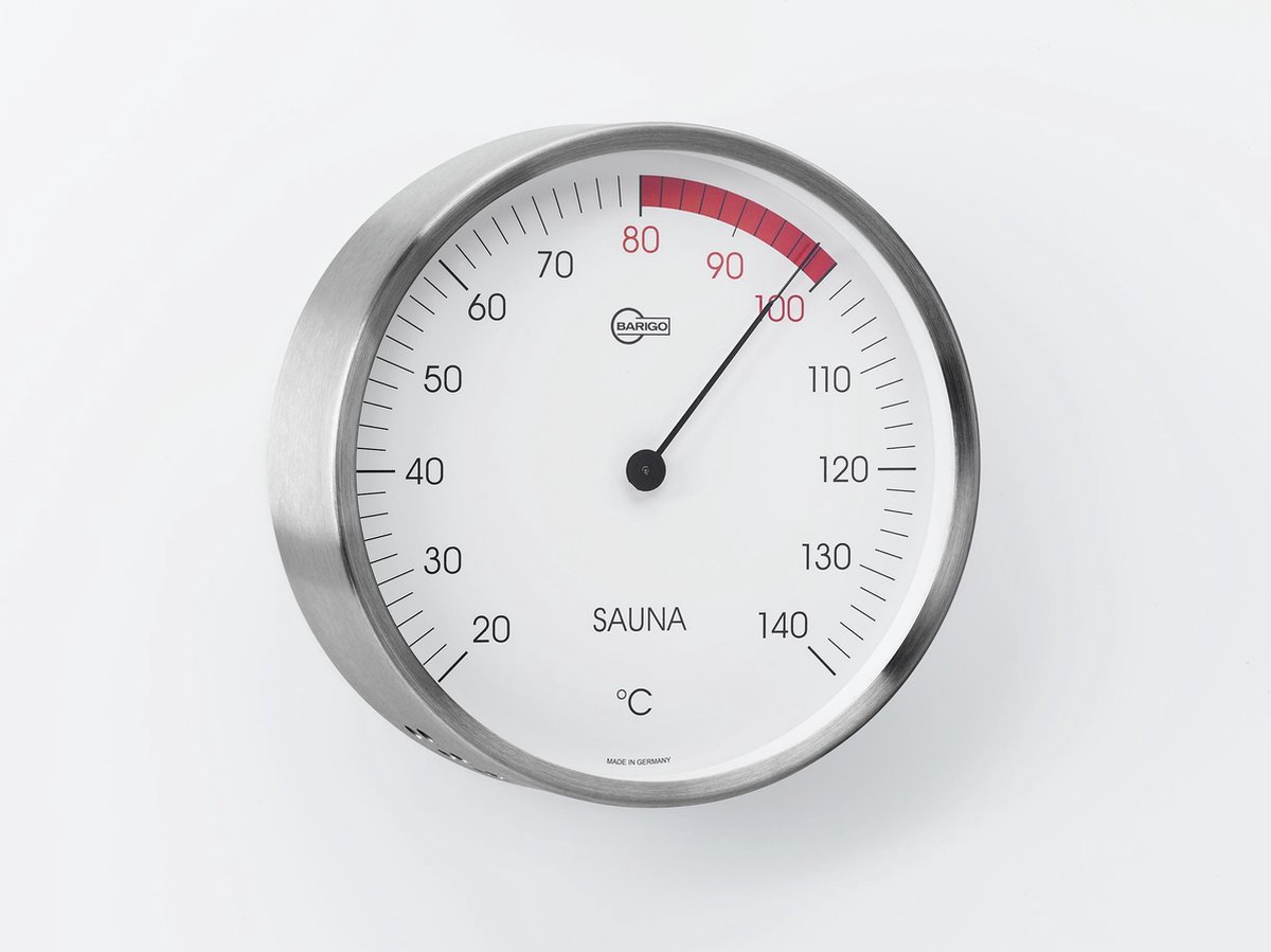 Barigo Sauna 862TSARF thermometer edelstaal