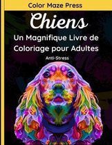 Chiens - Un Magnifique Livre de Coloriage pour Adultes