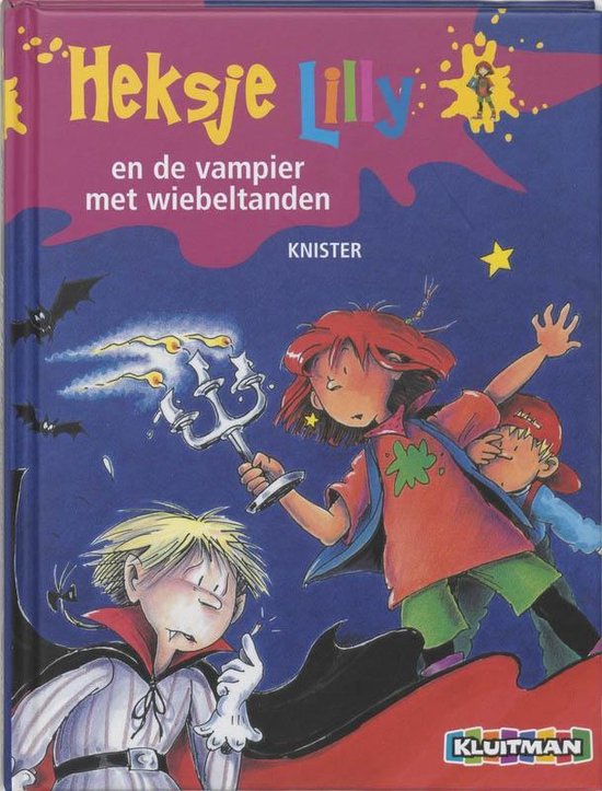 Cover van het boek 'Heksje Lilly en de vampier met wiebeltanden' van  Knister