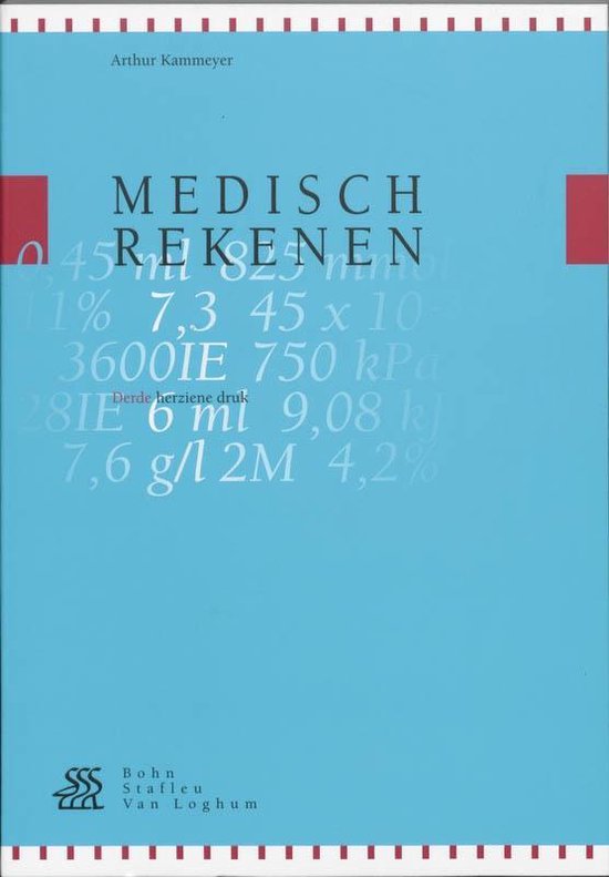 Cover van het boek 'Medisch rekenen / druk 3' van A. Kammeyer