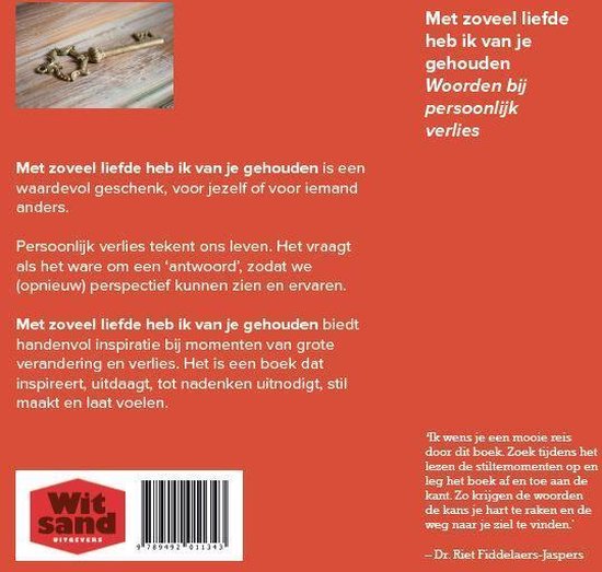 Met zoveel liefde heb ik van je gehouden