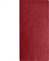 NOOBLU DUBL tafelloper - Croco Ruby red - Lengte: 85 cm, Aantal: 1 tafelloper