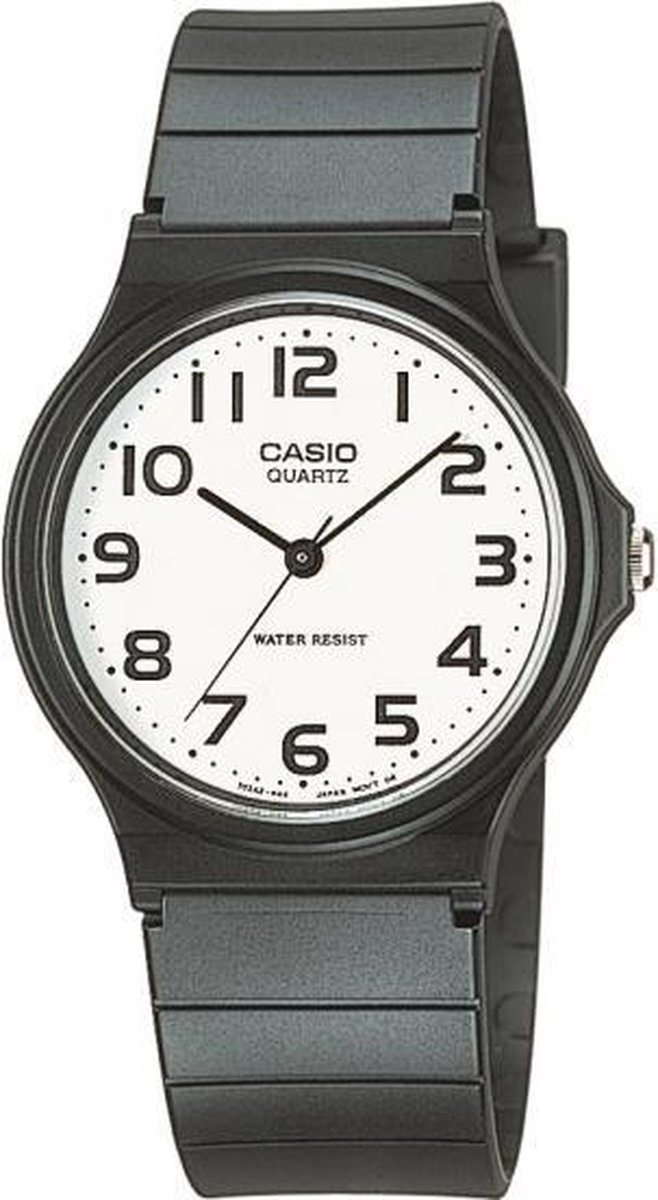 Casio CASIO Collection MQ-24-7B2LEG Horloge - Kunststof - Zwart - Ø 34 mm