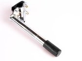 HZB BMX STUURPEN 22.2 MM VAST 22.2/185/40 MM ZWART/ZILVER