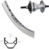 Kgs voorwiel 28 inch (622) zac 2000 zilver rollerbrake