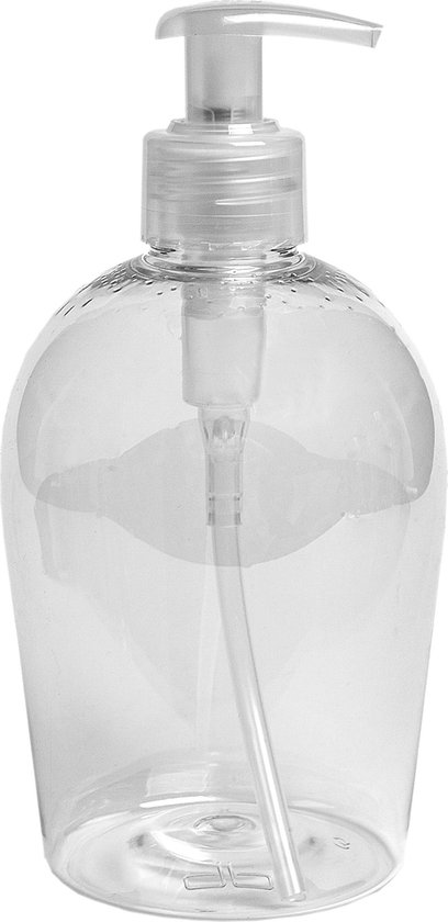 Lege Zeep Dispenser Plastic Flessen 500 ml – 10 stuks - PET 28 - met  transparante pomp... | bol.com