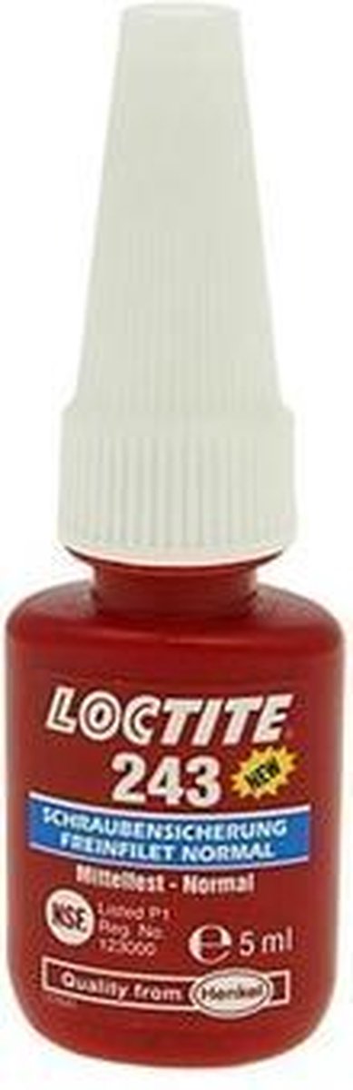 Loctite 243 borgmiddel 5ml (ijzerlijm)