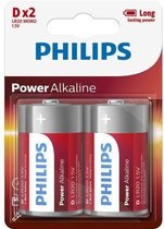 Philips batterij power alkaline lr20 krt 2